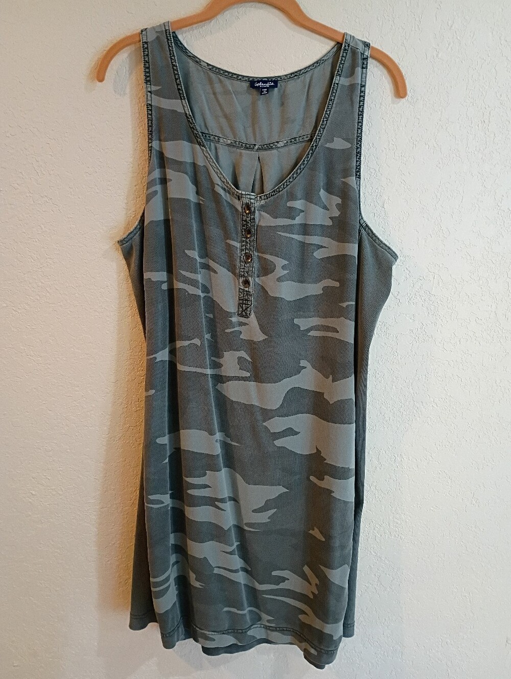 Splendid Camo minidress. Gray size XL.